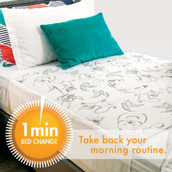 Conni Reusable Bed Pad Tuck-Ins - Aussie Animals - Your Capability Store