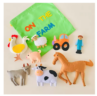 On The Farm - 9pc with coth bag