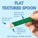 ARK’s Flat Textured Spoons for Feeding Therapy (3 Pack) - Your Capability Store