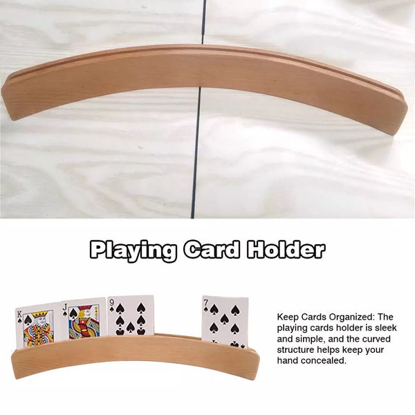 Wooden Arc Card Holder