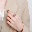 Womans Woven Rotation Ring - Adjustable - Your Capability Store