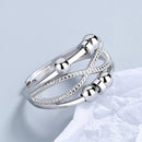 Womans Woven Rotation Ring - Adjustable - Your Capability Store