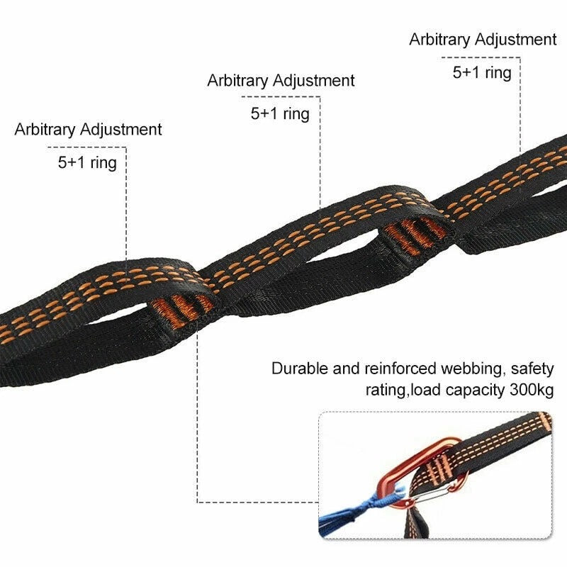 Daisy Chain BLK 200cm  (Pack of 2) - Your Capability Store