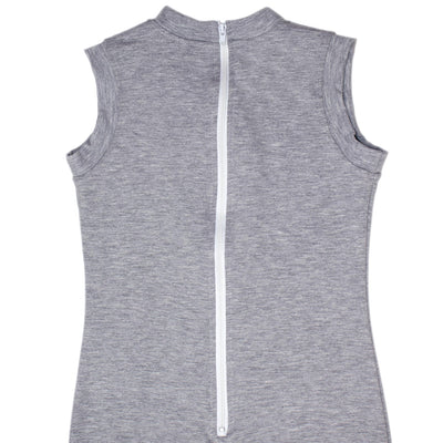 Kid's Night N Day Sleeveless, Short Leg Body Suit with Zip, Onesie - Your Capability Store
