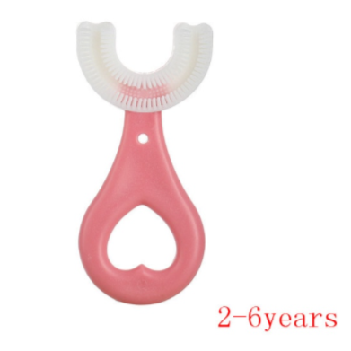 Kids U Shape ToothBrush - Pink