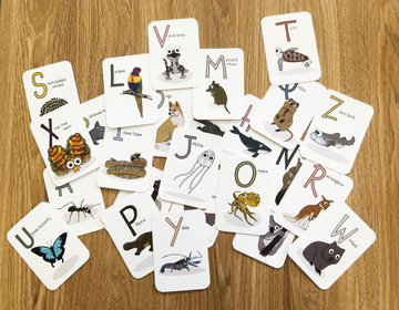 Australian Animal Signs A7 FlashCards - Your Capability Store