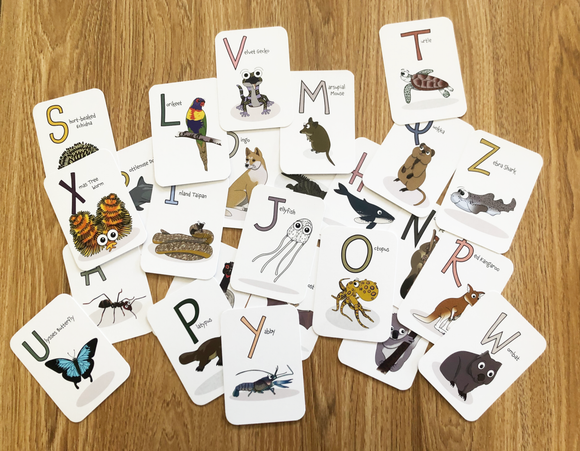 Australian Animal Signs A7 FlashCards - Your Capability Store