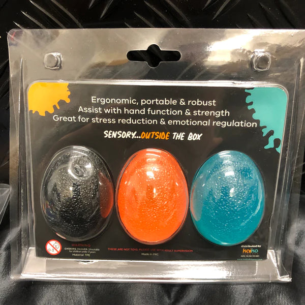 Set of 3 Hand Exerciser Stress Eggs