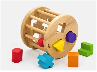 Wooden Shape Sorting Wheel