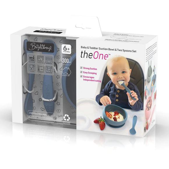 Brightberry Silicone Suction Bowl Set with Spoons - Your Capability Store